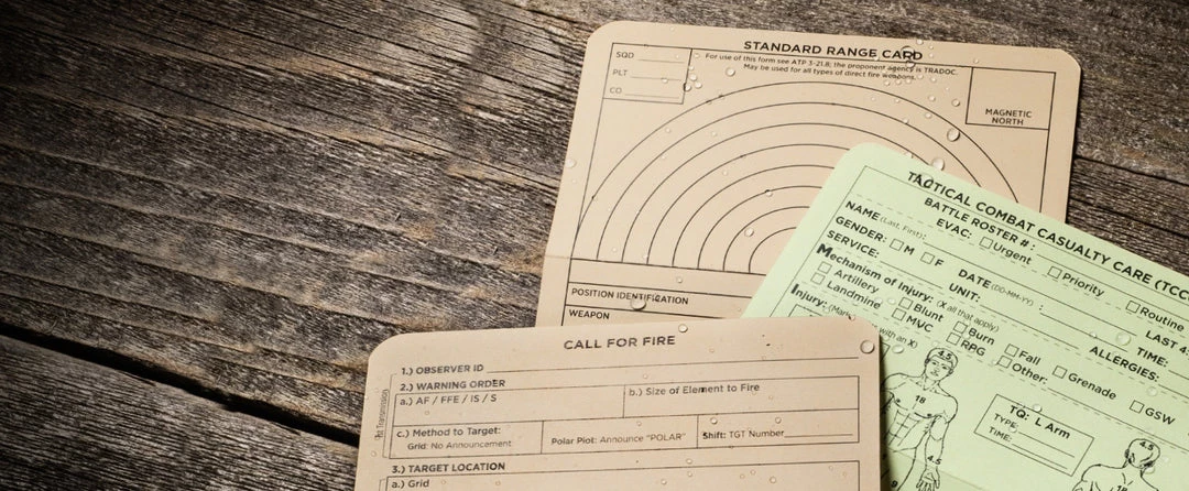 Rite In The Rain 6 X 5 Call For Fire Combat Cards 5 Rite In The Rain 6 X 5 Call For Fire Combat Cards