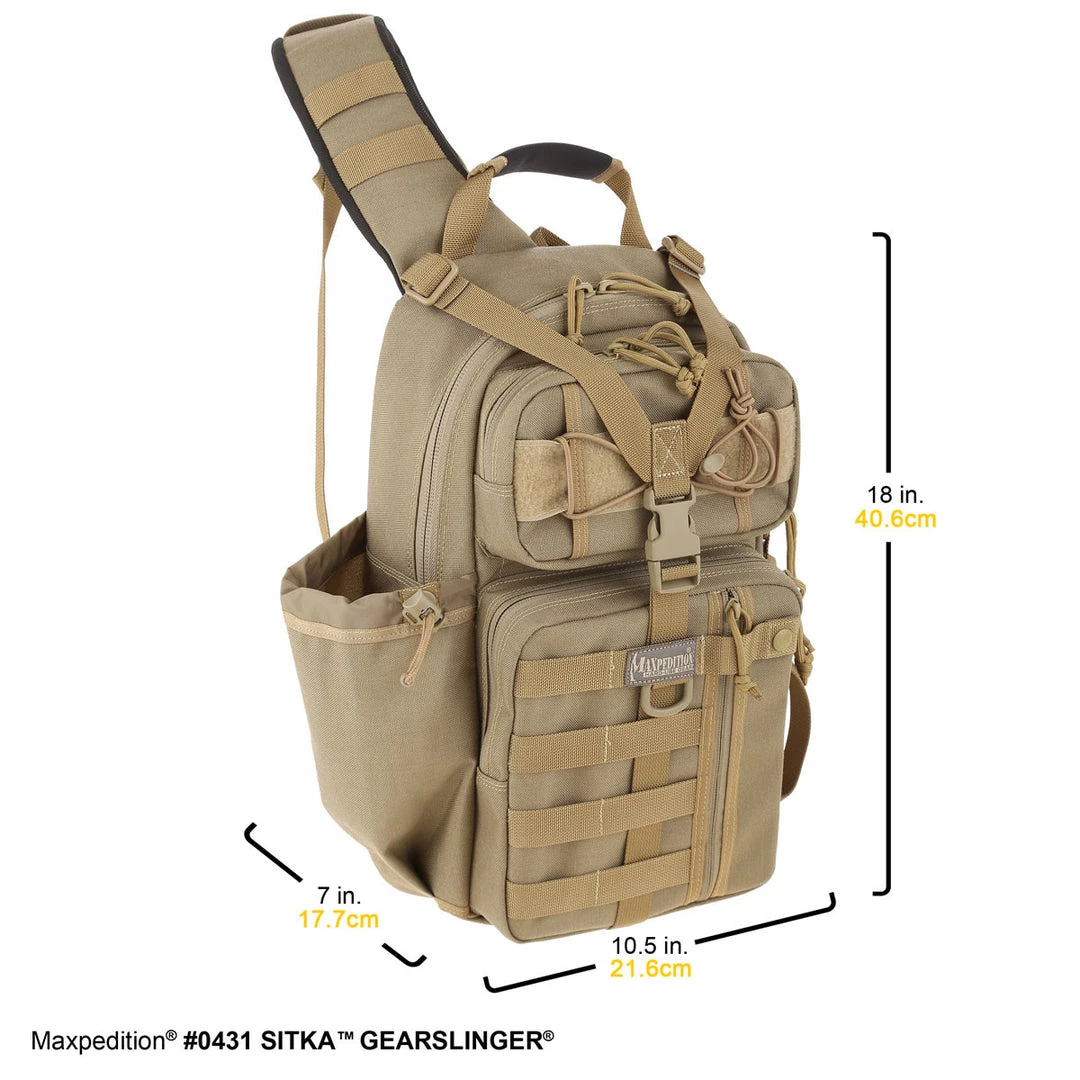 Sling Backpacks Maxpedition Sitka Gearslinger Bag 11 Sling Backpacks Maxpedition Sitka Gearslinger Bag