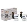Novelties Caliber Gourmet Shot Hangover Shot Glass, Set Of 2