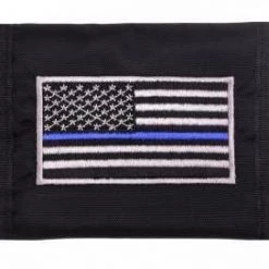 Rothco Thin Blue Line Flag Nylon Commando Wallet