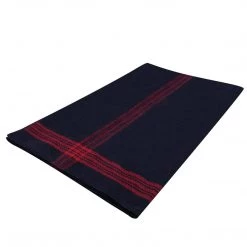 Rothco Navy With Gold Stripe Wool Blanket
