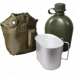 Rothco 3 Piece Canteen Kit With Cover & Aluminum Cup
