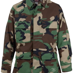 BDU Camouflage Shirts Tru-Spec BDU Camouflage Coat (50/50 Cordura Nylon Cotton Rip-Stop)