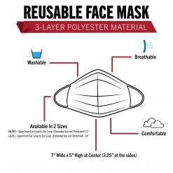 Rothco Camo 3-Layer Polyester Face Mask