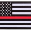 Rothco Thin Red Line Flag Decal Thin Blue Line