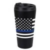 Rothco Thin Blue Line Flag Travel Mug