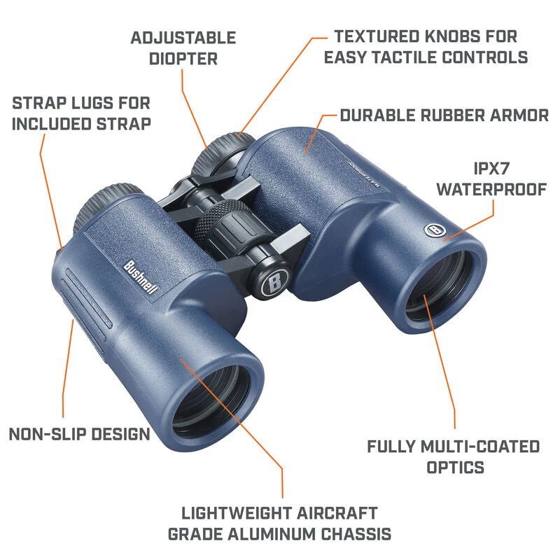 Bushnell H2O 8x42 Waterproof, Porro Prism Binoculars 5 Bushnell H2O 8x42 Waterproof, Porro Prism Binoculars