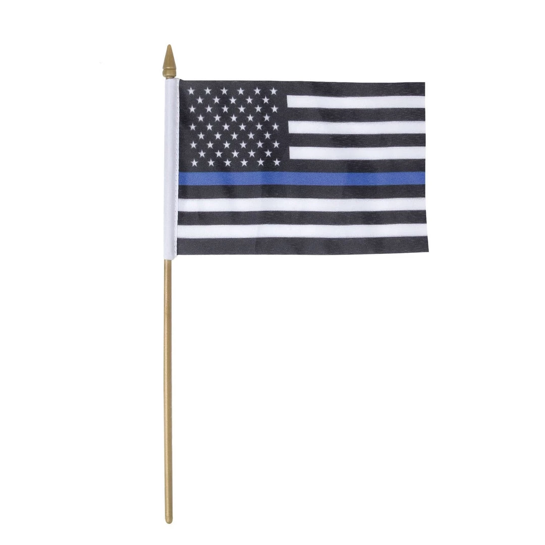 Rothco Thin Blue Line Stick Flag 3 Rothco Thin Blue Line Stick Flag