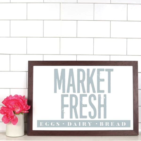 Home Décor Monogram Market Fresh Farmhouse Print 3 Home Décor Monogram Market Fresh Farmhouse Print