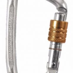 Rothco Hard Steel Modified D Key Screw Gate Carabiner Climbing / Rappelling Gear