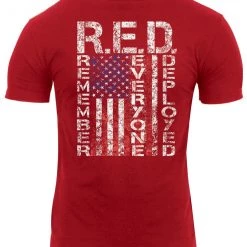 Rothco Athletic Fit R.E.D. (Remember Everyone Deployed) T-Shirt