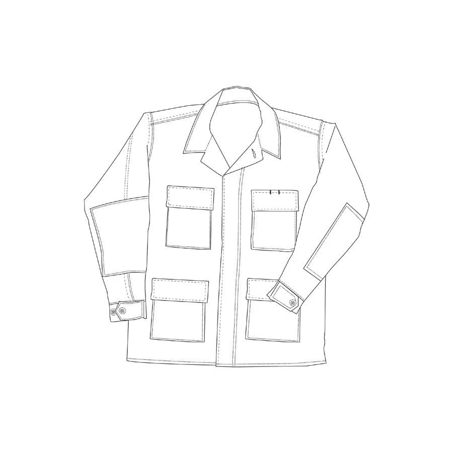 BDU Camouflage Shirts Tru-Spec BDU Camouflage Coat (100% Cotton) 12 BDU Camouflage Shirts Tru-Spec BDU Camouflage Coat (100% Cotton)