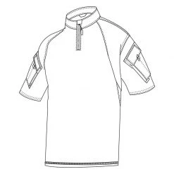 Tru-Spec 1/4 Zip Short Sleeve Combat Shirt Combat Shirts