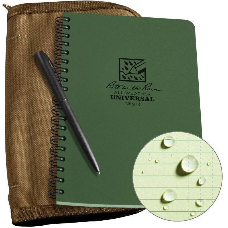 Notebook & Covers Rite In The Rain 4 ⅝ X 7 Kit 3 Notebook & Covers Rite In The Rain 4 ⅝ X 7 Kit