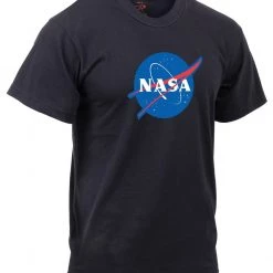 Graphic Printed T-Shirts Rothco NASA Meatball Logo T-Shirt