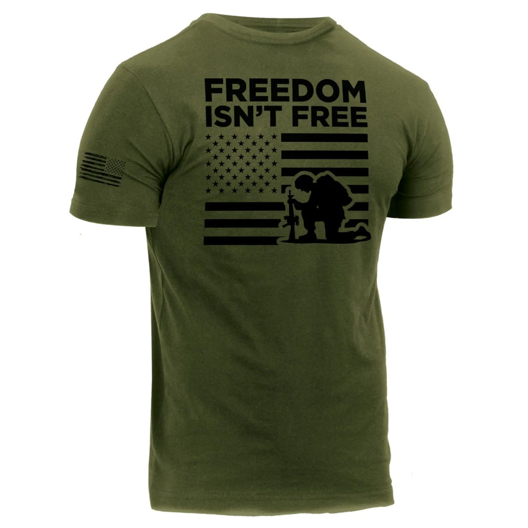 Rothco "Freedom Isn't Free" T-Shirt Graphic Printed T-Shirts 4 Rothco "Freedom Isn't Free" T-Shirt Graphic Printed T-Shirts
