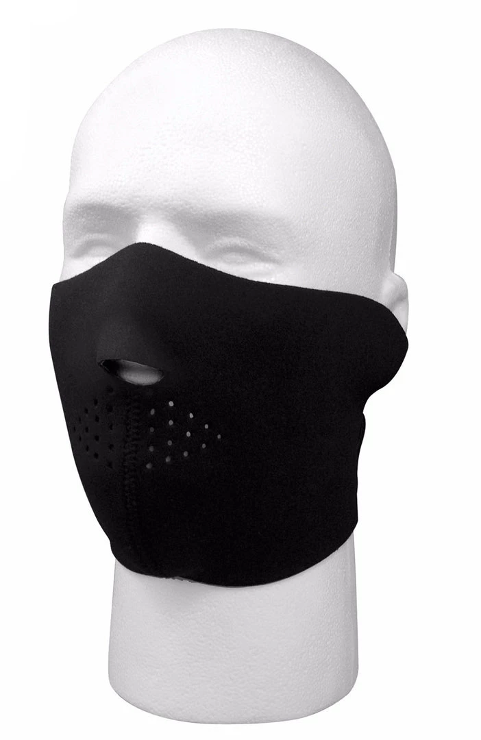 Rothco Neoprene Reversible Orange Flames Half Facemask 4 Rothco Neoprene Reversible Orange Flames Half Facemask