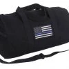 Duffel Bags Rothco Thin Blue Line Canvas Shoulder Duffle Bag 1 Duffel Bags Rothco Thin Blue Line Canvas Shoulder Duffle Bag