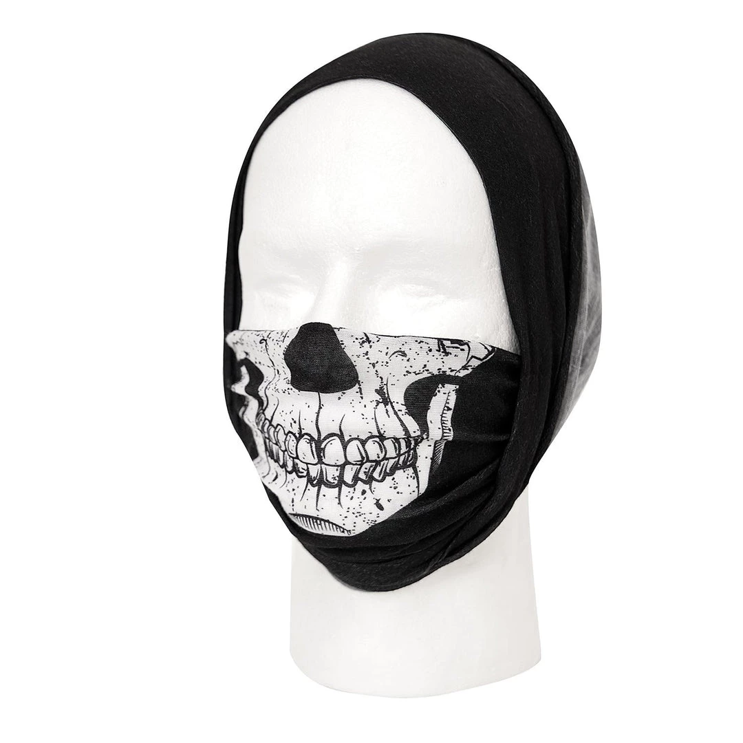 Rothco Multi-Use Neck Gaiter And Face Covering Tactical Wrap - Skull Print 4 Rothco Multi-Use Neck Gaiter And Face Covering Tactical Wrap - Skull Print