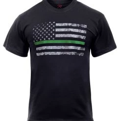 Rothco Thin Green Line Distressed Flag T-Shirt