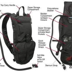 Hydration Backpacks Rothco Rapid Trek Hydration Pack