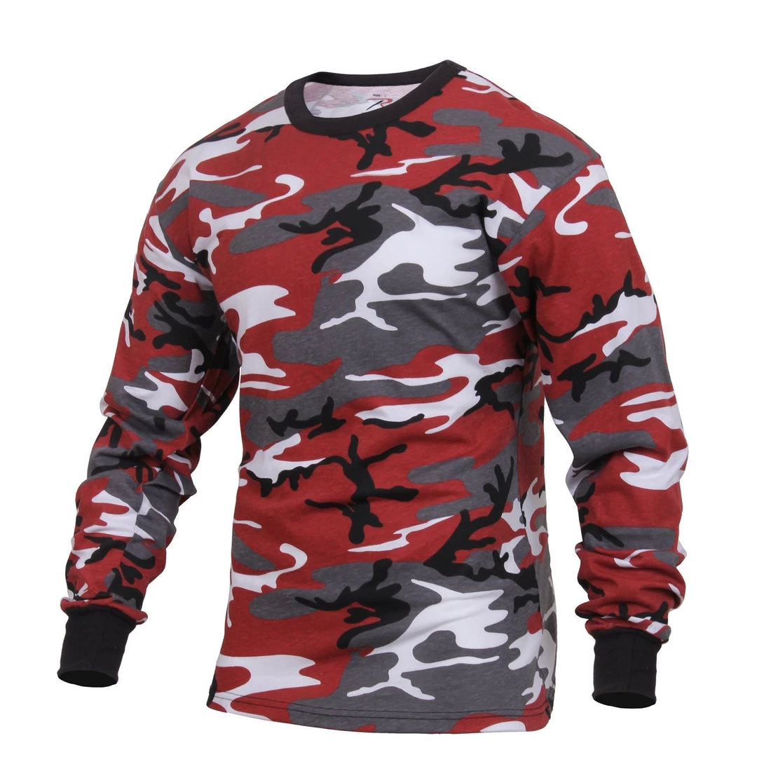 Rothco Long Sleeve Colored Camo T-Shirt 6 Rothco Long Sleeve Colored Camo T-Shirt