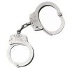Chain Handcuffs Smith And Wesson Model 100P Chain-Linked Handcuffs W/Push Pin Double Locking System