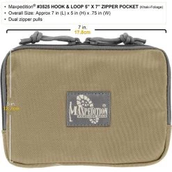 Maxpedition Hook & Loop 5" X 7" Zipper Pocket Stuff Sacks And Small Bags