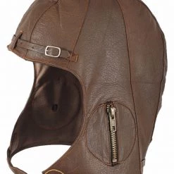 Rothco WWII Style Leather Pilots Helmet Vintage Military Headwear