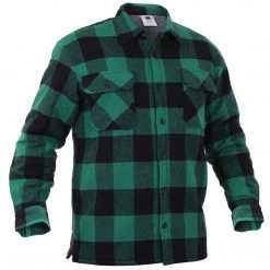 Rothco Extra Heavyweight Buffalo Plaid Sherpa-lined Flannel Shirts