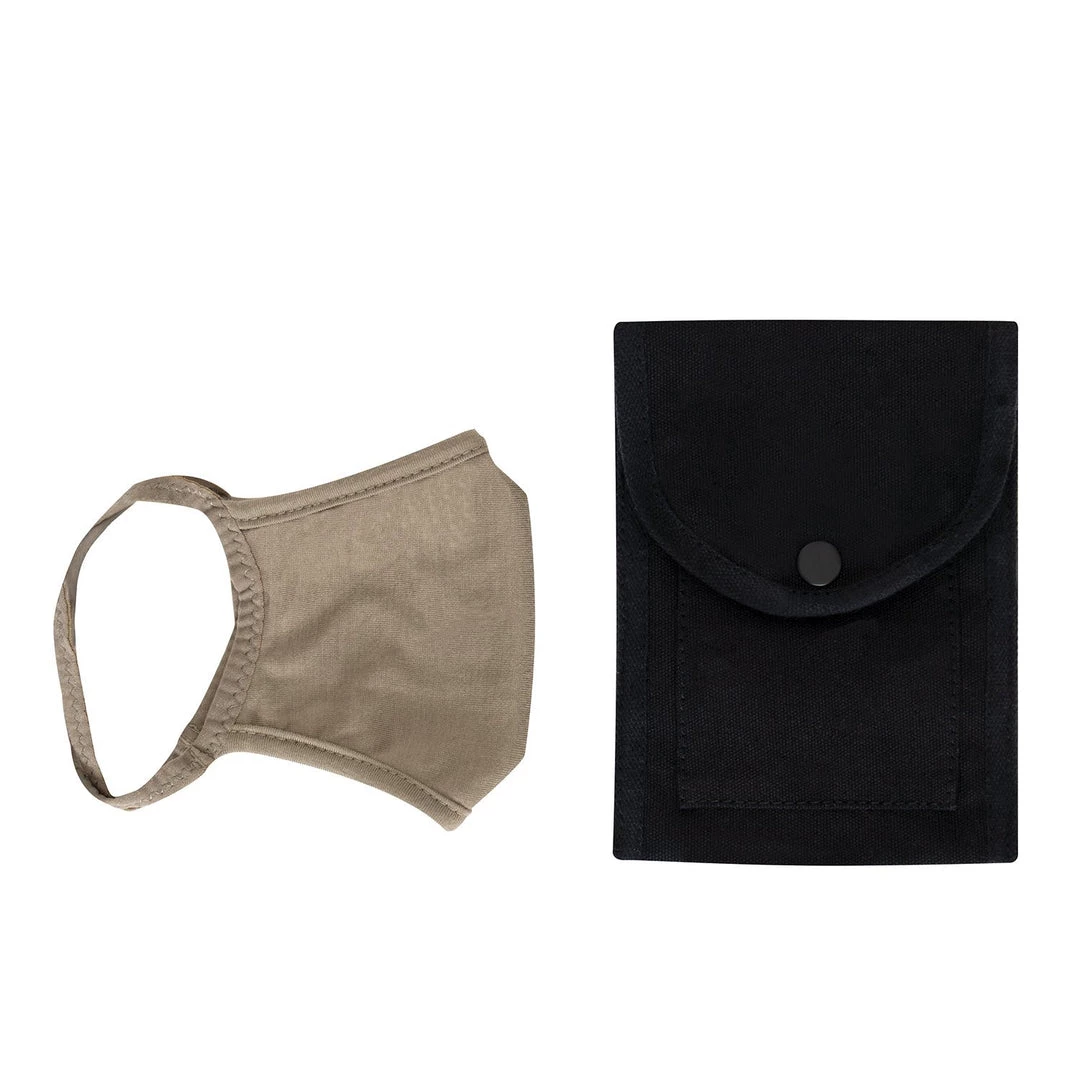 Rothco Face Mask Pouch - Black 4 Rothco Face Mask Pouch - Black