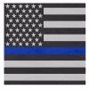 Rothco Thin Blue Line Flag Bandana 2 Rothco Thin Blue Line Flag Bandana