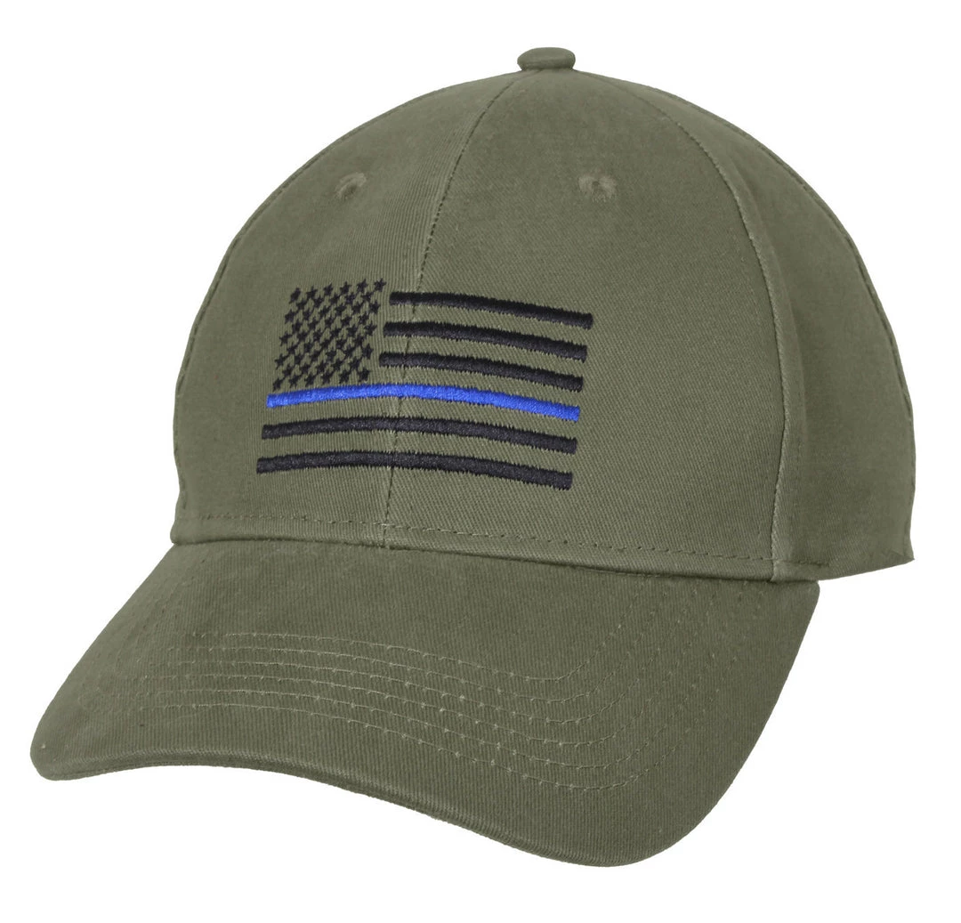 Rothco Thin Blue Line Flag Low Profile Cap 4 Rothco Thin Blue Line Flag Low Profile Cap
