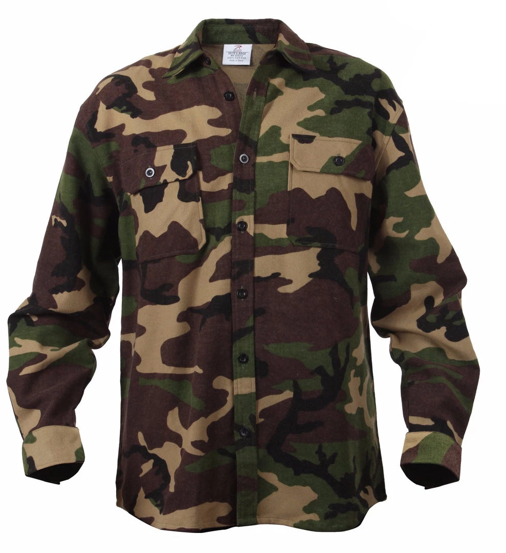 Rothco Extra Heavyweight Camo Flannel Shirts 3 Rothco Extra Heavyweight Camo Flannel Shirts