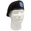 Berets Rothco Inspection Ready Black Beret With Flash 2 Berets Rothco Inspection Ready Black Beret With Flash