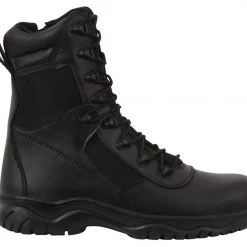 Duty Boots Rothco Forced Entry 8" Tactical Boot With Side Zipper & Composite Toe