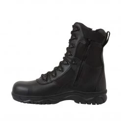 Duty Boots Rothco Forced Entry 8" Tactical Boot With Side Zipper & Composite Toe