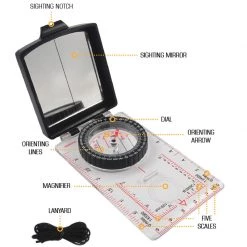 Proforce Equipment Compasses NDuR Sighting Compass With Mirror