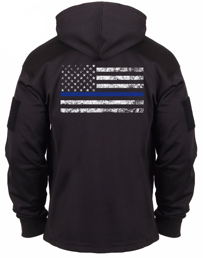 Hoodies & Sweats Rothco Thin Blue Line Concealed Carry Hoodie 6 Hoodies & Sweats Rothco Thin Blue Line Concealed Carry Hoodie