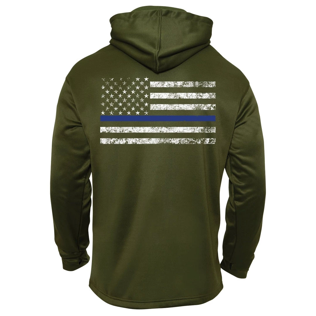 Hoodies & Sweats Rothco Thin Blue Line Concealed Carry Hoodie 9 Hoodies & Sweats Rothco Thin Blue Line Concealed Carry Hoodie