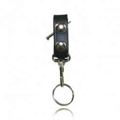 Boston Leather Belt Keeper With Hidden Handcuff Key And Key Snap