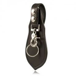 Boston Leather Deluxe Key Holder With Protective Flap Key Holders