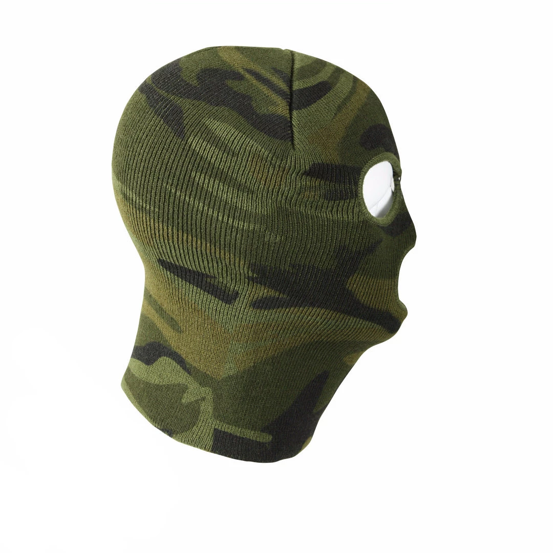 Balaclavas & Tactical Hoods Rothco Deluxe 3-Hole Face Mask - Woodland 5 Balaclavas & Tactical Hoods Rothco Deluxe 3-Hole Face Mask - Woodland