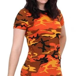 Rothco Womens Long Length Camo T-Shirt Camo T-Shirts