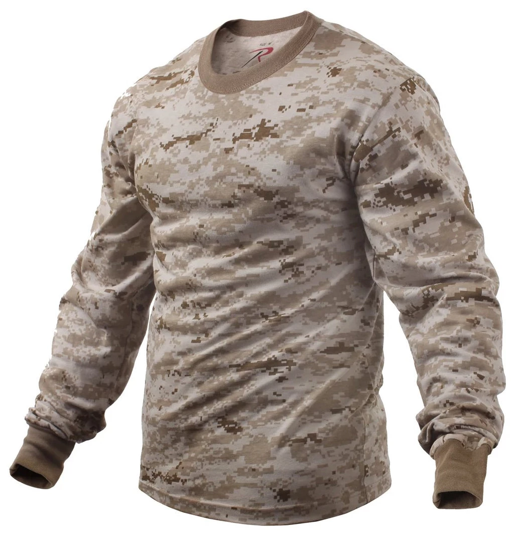 Camo T-Shirts Rothco Long Sleeve Camouflage T-Shirts 8 Camo T-Shirts Rothco Long Sleeve Camouflage T-Shirts
