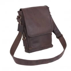 Attache And Shoulder Bags Rothco Brown Leather Military Tech Bag