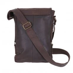 Attache And Shoulder Bags Rothco Brown Leather Military Tech Bag
