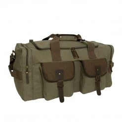 Rothco Long Journey Canvas Travel Bag - Olive Drab