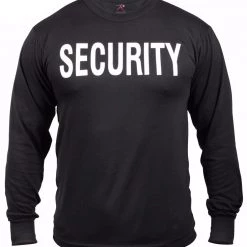 Public Safety Shirts Rothco 2-Sided Security Long Sleeve T-Shirt