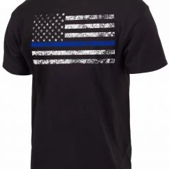 Rothco Thin Blue Line T-Shirt Graphic Printed T-Shirts